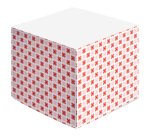 Cubo de notas adhesivas encoladas Bruneau 90 x 90 mm Bloc de 600 hojas
