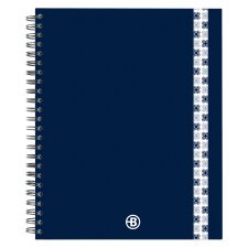 Cuaderno notebook tapa cartulina Bruneau 17x22 cm cuadricula 5x5 mm 160 páginas