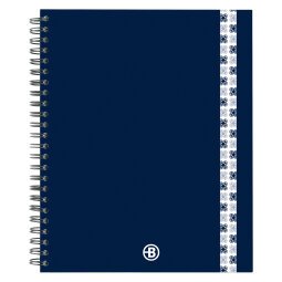 En_cahier pro spirale bruneau 17x22cm 160p 5x5mm