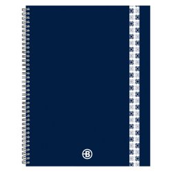 Cahier spirale Bruneau Notebook 23 x 30 cm petits carreaux 160 pages