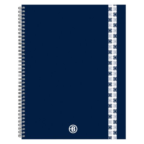 Cahier spirale Bruneau Notebook 23 x 30 cm petits carreaux 160 pages