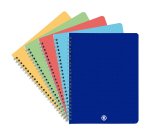 Cuaderno tapa polipropileno Bruneau A5 17x22 cm cuadricula 5x5 mm 100 páginas