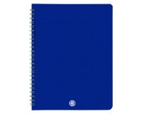 Cuaderno tapa polipropileno Bruneau A5 17x22 cm cuadricula 5x5 mm 100 páginas