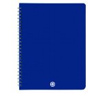 Cuaderno tapa polipropileno Bruneau A5 17x22 cm cuadricula 5x5 mm 100 páginas