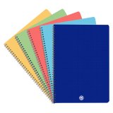 Cuaderno tapa polipropileno Bruneau A4 21x29,7 cm cuadricula 5x5 mm 100 páginas