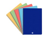 Cuaderno tapa polipropileno Bruneau A4 21x29,7 cm cuadricula 5x5 mm 100 páginas