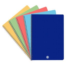 En_cahier polypro ass bruneau a4 21x29,7cm 100p 5