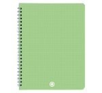 Cuaderno tapa polipropileno Bruneau A5 17x22 cm cuadricula 5x5 mm 100 páginas