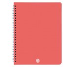 Cuaderno tapa polipropileno Bruneau A5 17x22 cm cuadricula 5x5 mm 100 páginas