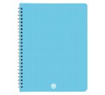 Cuaderno tapa polipropileno Bruneau A5 17x22 cm cuadricula 5x5 mm 100 páginas