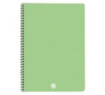 Cuaderno tapa polipropileno Bruneau A4 21x29,7 cm cuadricula 5x5 mm 100 páginas