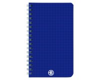 Cuaderno tapa polipropileno Bruneau 9x14 cm cuadricula 5x5 mm 100 páginas