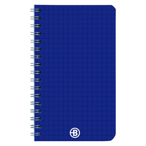 Cuaderno tapa polipropileno Bruneau 9x14 cm cuadricula 5x5 mm 100 páginas