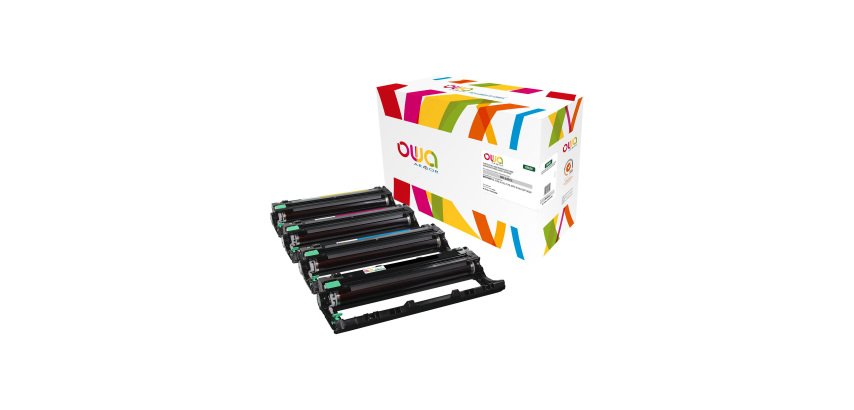 Pack de 4 tambour remanufacturé OWA  B/C/M/Y  BROTHER DR-241CL