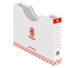 Etui de classement carton Bruneau dos 5 cm rouge