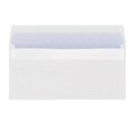 Enveloppe 110 x 220 mm budget 80 g SF auto blanche - Boîte de 500