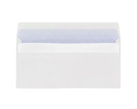 Envelop 110 x 220 mm budget 80 g zonder venster wit - doos van 500