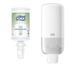 Jabón en espuma Tork Clarity - 6 Recargas de 1L + Dispensador GRATIS