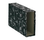 Cajetín jaspeado tamaño A5 apaisado Lomo 7,5 cm Bruneau