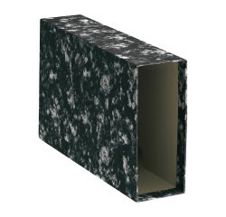 Cajetín jaspeado tamaño A5 apaisado Lomo 7,5 cm Bruneau