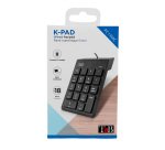 Teclado numérico con cable TnB para portátiles con teclas antideslizantes