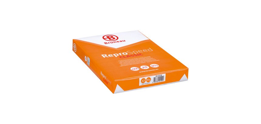 Carta A3 Bruneau Reprospeed Classic 80g risma da 500 fogli - Carta per stampa e fotocopie