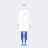 Kit visitatore monouso in PLP bianco, 1 unità