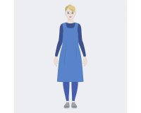 En_cf100 grembiule m.uso ldpe blu 70x120 20