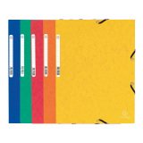 Cartella ad elastico 3 lembi Exacompta Carta lucida 355 g/m² 24 x 0,3 x 32 cm assortiti 10 unità