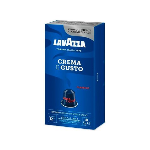 Capsule in alluminio Crema e Gusto Lavazza 10 unità