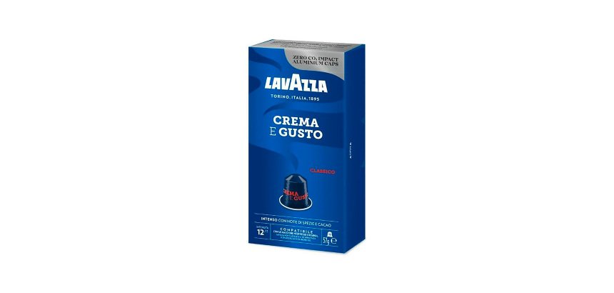 Capsule in alluminio compatibili Nespresso® Crema e Gusto Lavazza 10 unità