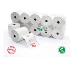 Rotoli registratori di cassa omologati 55 g/m² 80 mm x 80 m bianco 10 rotoli
