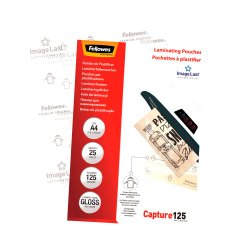 Buste Pouches per plastificazione Fellowes A4 trasparente lucido 160µ (80 per lato) - 25 unità