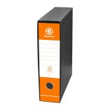Registratore Bruneau Commerciale dorso 8 cm cartone 28,5 x 32 arancio