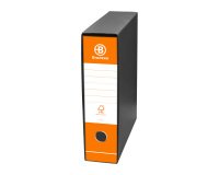Registratore Bruneau Commerciale dorso 8 cm cartone 28,5 x 32 arancio