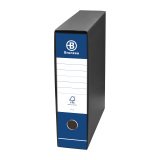 Registratori Bruneau Commerciale dorso 8 cm cartone 28,5 x 32 blu