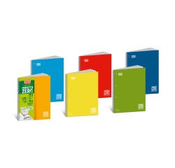 Quaderni Blasetti One Color Impatto Zero Con spirale A4 a quadretti 80 pagine 6  pz + foglietti per appunti seconda vita inclusi nel prezzo