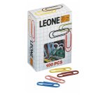 Fermagli colorati plasticati MOLHO LEONE 100 unità