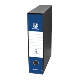 Registratore Bruneau Protocollo dorso 8 cm cartone 28,5 x 35 blu