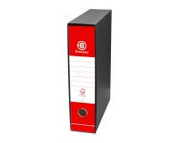 Registratore Bruneau Protocollo dorso 8 cm cartone 28,5 x 35 rosso