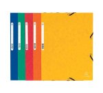 Cartellina tre lembi con elastico Exacompta 24 x 32 cm in comfezione da 10 pezzi