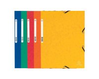 Cartellina tre lembi con elastico Exacompta 24 x 32 cm in comfezione da 10 pezzi