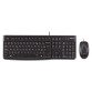 Ensemble clavier souris filaire AZERTY MK 120 Logitech