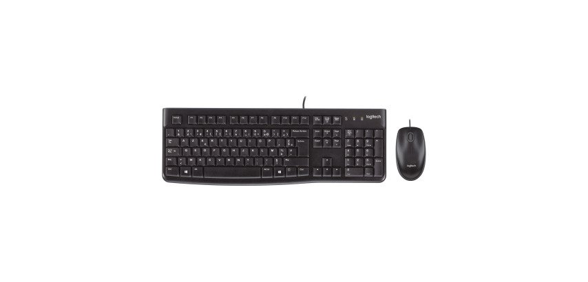 Ensemble clavier souris filaire MK 120 Logitech - AZERTY