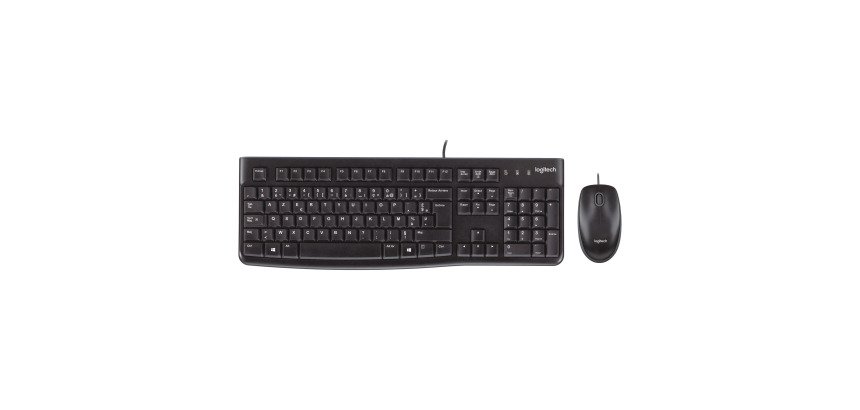 Ensemble clavier souris filaire AZERTY MK 120 Logitech