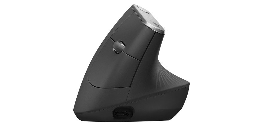 Draadloze muis Logitech MX Vertical grafiet