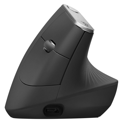 Ratón inalámbrico vertical Logitech MX Graphite
