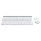 Ensemble clavier et souris sans fil ultra-fin MK470 blanc Logitech