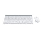 Ensemble clavier et souris sans fil ultra-fin MK470 blanc Logitech