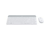 Ensemble clavier et souris sans fil ultra-fin MK470 blanc Logitech